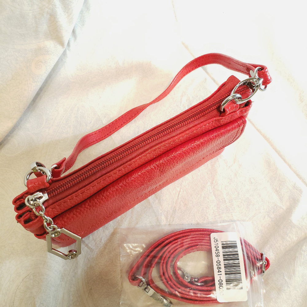 New Ameri Leather Leather Wallet Crossbody - image 3